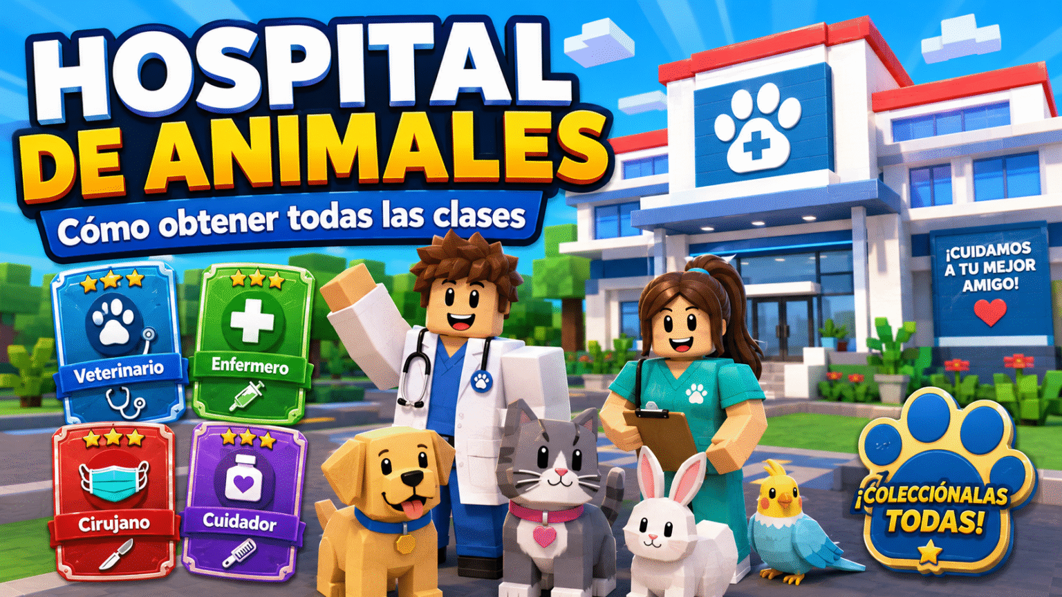 Hospital de Animales en Roblox: Guía para Conseguir Mascotas y Conocer